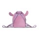 Mochila rosa Lilo & Stitch com orelhas da Angel