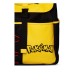 Mochila Pikachu Huge de Pokémon, amarilla y negra, con detalle de Pokébola