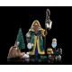 Figura Obscura Father Christmas con túnica verde y accesorios