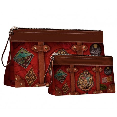 Estuche Portatodo Harry Potter Hogwarts Retro