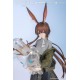 Estátua de PVC de Amiya de Arknights com figura transparente.