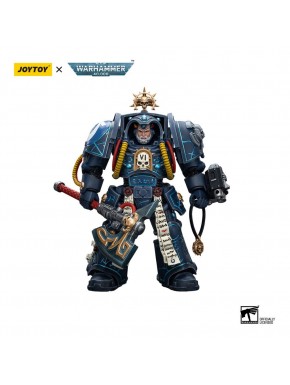 Figura Librarian Ultramarines en armadura azul de Warhammer 40k