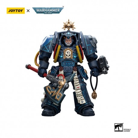 Figura Librarian Ultramarines en armadura azul de Warhammer 40k