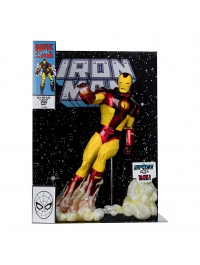 Statue Iron Man échelle 1/6 avec comic McFarlane Toys