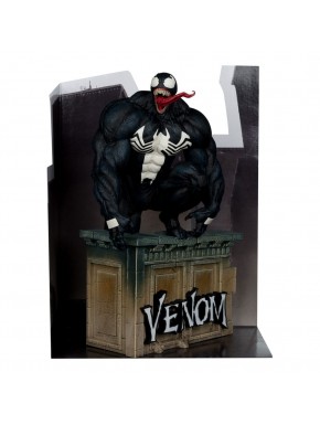 Estatua de Venom de PVC de Marvel con base de diorama