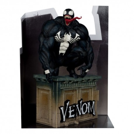 Estatua de Venom de PVC de Marvel con base de diorama