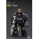 Figura Iron Hands Captain en armadura de exterminador Warhammer 40k