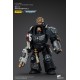 Figura Iron Hands Captain en armadura de exterminador Warhammer 40k