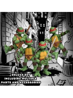 Figuras articuladas de Teenage Mutant Ninja Turtles con accesorios