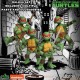Figuras articuladas de Teenage Mutant Ninja Turtles com acessórios