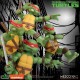 Figuras articuladas de Teenage Mutant Ninja Turtles com acessórios