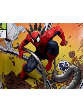 Estatua de Spider-Man Marvel Collection con diorama