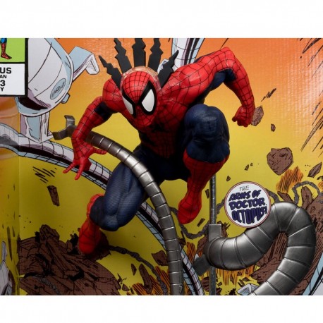 Estatua de Spider-Man Marvel Collection con diorama