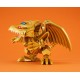 Estatua dorada de The Winged Dragon of Ra de Yu-Gi-Oh!