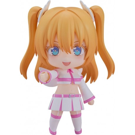 Figura Nendoroid Liliel Angel Costume con coletas y traje rosa.