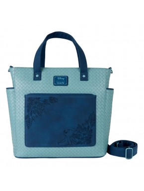 Bolsa convertible azul con bordado de Stitch de Disney.