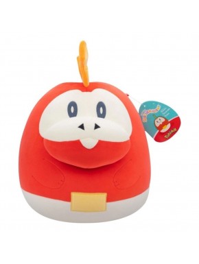 Peluche Squishmallows Fuecoco 50 cm de color rojo.