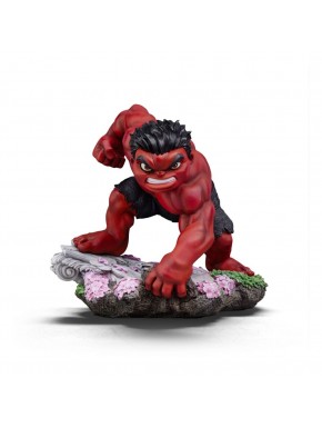 Figura Red Hulk Mini Co. da Iron Studios em PVC