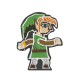 Imán Zelda Link Dibujo