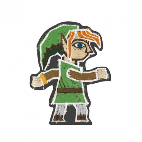 Imán Zelda Link Dibujo