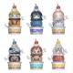 Pack de 6 Figurines Tsumichen Naruto Shippuden 8 cm avec Cadeau