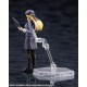 Figura de Virginia Earthcline em traje azul e branco de combate