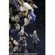 Figura de Virginia Earthcline em traje azul e branco de combate