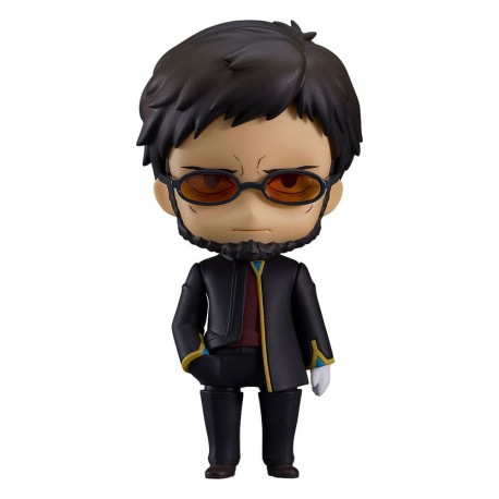 Figurine Nendoroid Gendo Ikari d'Evangelion avec accessoires.