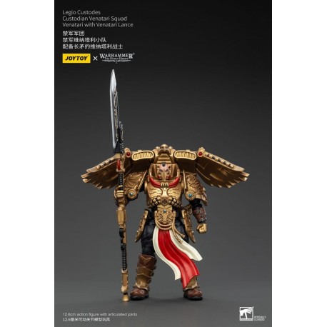 Figura Warhammer Legio Custodes Venatari con lanza