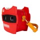 Sac bandoulière Loungefly View-Master rouge avec portefeuille