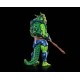 Figura Sskur'ge de Cosmic Legions con armadura verde y azul
