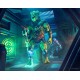 Figura Sskur'ge de Cosmic Legions con armadura verde y azul