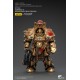 Figura Warhammer Legio Custodes Aquilon con armadura dorada y destructor.