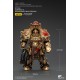 Figura Warhammer Legio Custodes Aquilon con armadura dorada y destructor.