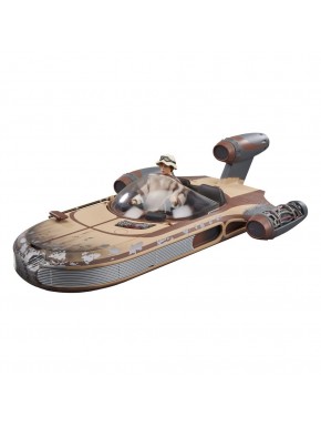 Landspeeder et figurine de Luke Skywalker Tatooine