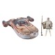 Landspeeder et figurine de Luke Skywalker Tatooine