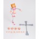 Figura articulada de Liliel con accesorios, cabello naranja