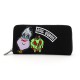 Pack bag and wallet with patches appear as villains Disney