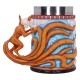 Jarra de Naruto Shippuden con diseño de Naruto y Kurama