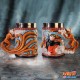 Jarra de Naruto Shippuden con diseño de Naruto y Kurama