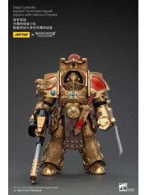 Figura Warhammer Legio Custodes Aquilon com Infernus Firepike