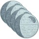 Pack Glass + Coasters Star Wars Death Star