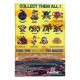 Expositor de pins One Piece com 12 pin badges de metal