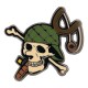 Expositor de pins One Piece com 12 pin badges de metal