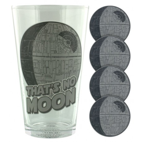 Pack Vaso + Posavasos Star Wars Death Star