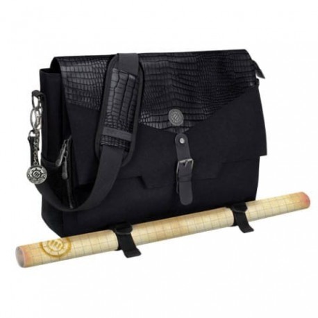 Bolso Essentials Edición Coleccionista Enhance RPG negro con compartimentos