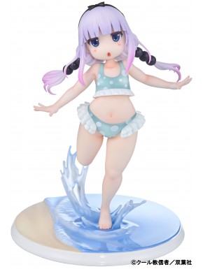 Estatua PVC de Kanna Kamui en traje de baño sobre la playa