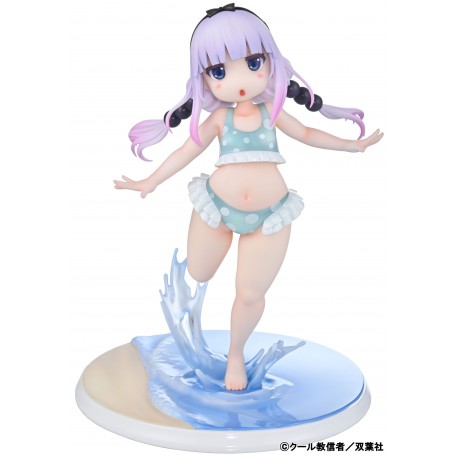 Statue PVC de Kanna Kamui en maillot de bain sur la plage