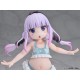 Statue PVC de Kanna Kamui en maillot de bain sur la plage