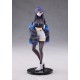 Estatua PVC Mask Girl Yuna 24 cm con cabello morado y máscara